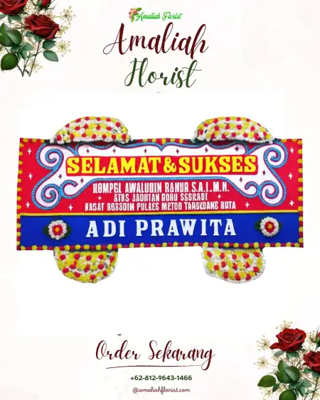 Papan Bunga Ucapan Selamat kota baru malang
